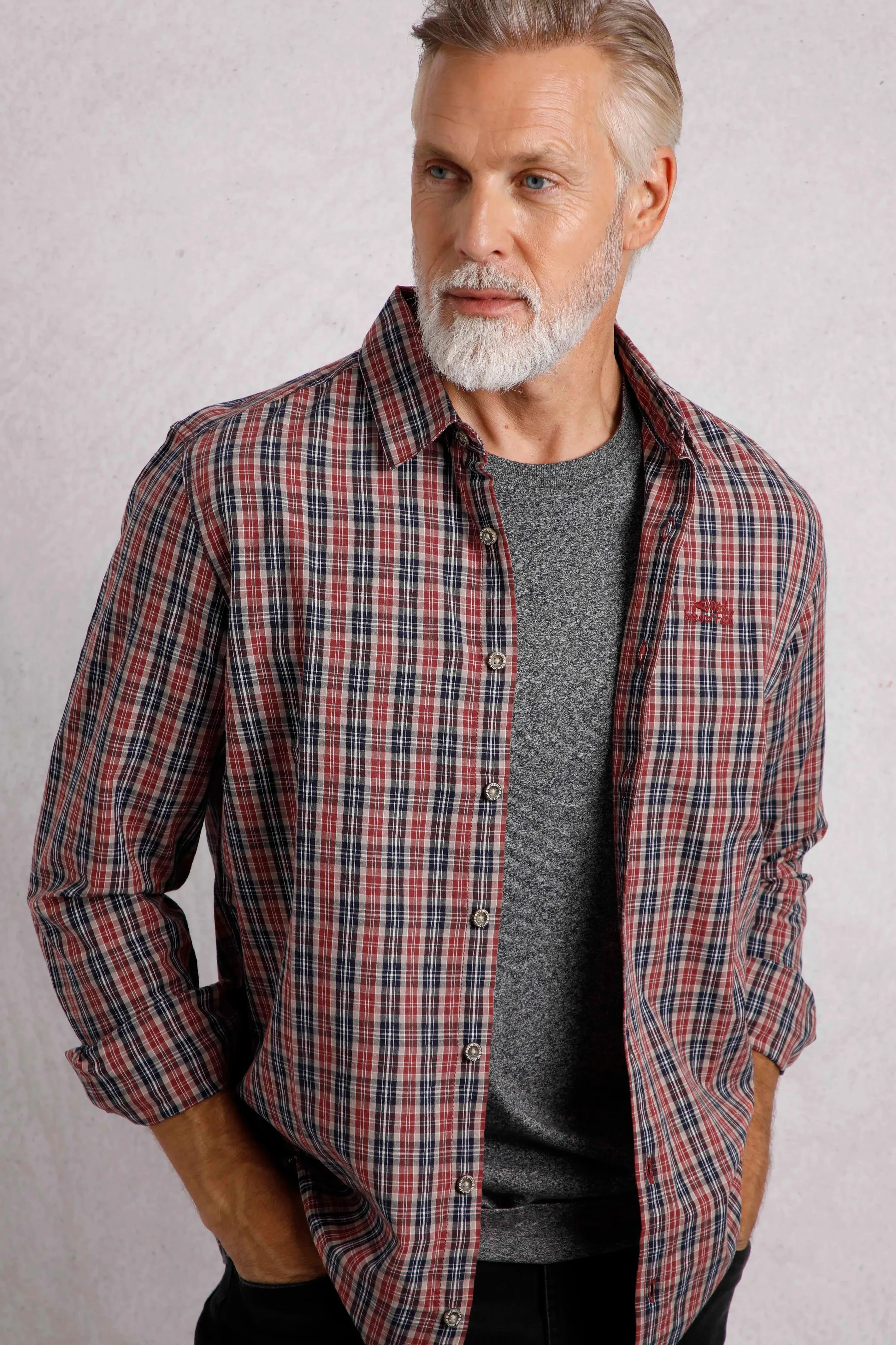 Weird Fish 2XL Nut Lando Long Sleeve Check Shirt