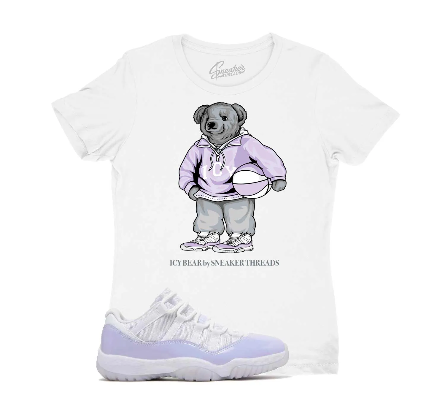 Womens - Pure Violet 11 icy Bear Shirt