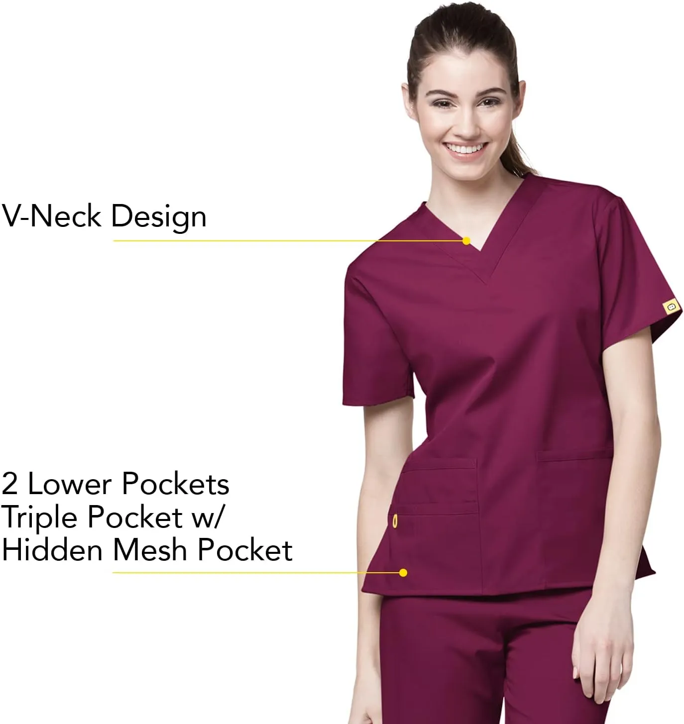 WonderWink Women's Origins Bravo Scrub Top